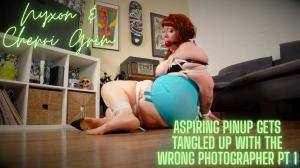 nyxonsbondagefiles.com - Nyxon & Cherri Grim... Apsiring Pinup Model Gets Tangled Up pt 1 thumbnail