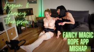 nyxonsbondagefiles.com - Nyxon & Nancy Thompson... Fancy Magic Rope App Mishap pt 1 thumbnail